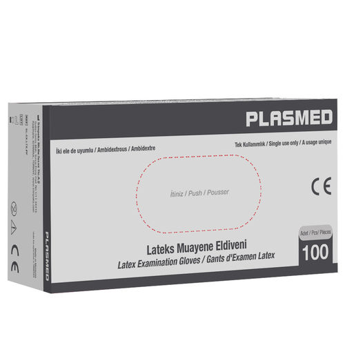 Guante de látex - 8698864013834 - Trimpeks Healthcare - de reconocimiento / sin polvo / con polvo