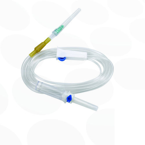 Set de perfusión con cámara de goteo - INFSET-S - Trimpeks Healthcare - con conector en Y / con grifo / con filtro para prevenir la contaminación de partículas