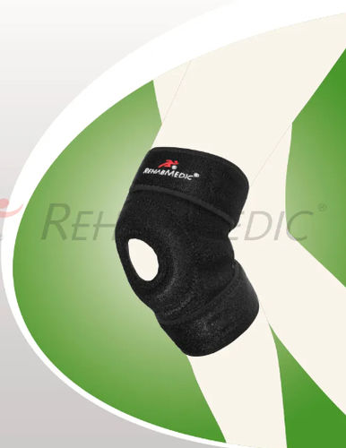 Órtesis de rodilla - RMS5330 - RehabMedic - con abertura en la rodilla / con almohadilla rotuliana