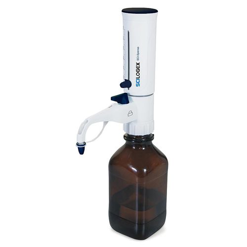 Dispensador sobre frasco de laboratorio - SCI-Spense2  - SCILOGEX - de volumen regulable