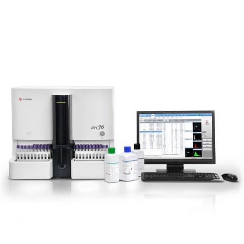 Analizador de hematología automático - DH76 - Shenzhen Dymind Biotechnology Co., LTD - de mesa / 29 parámetros / por citometría de flujo