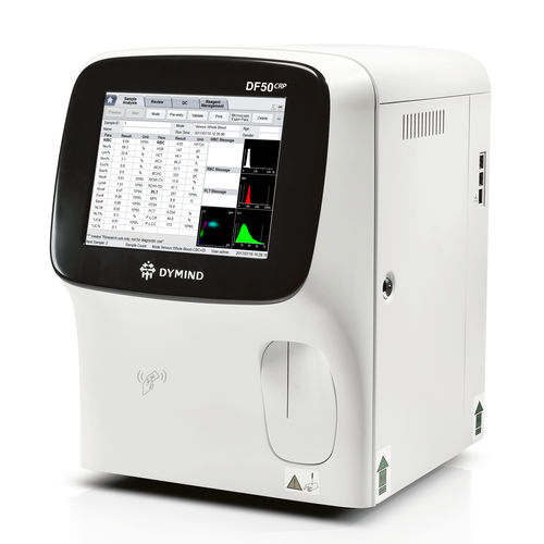 Analizador de hematología automático - DF50CRP - Shenzhen Dymind Biotechnology Co., LTD - compacto / con diferenciación de 5 partes / con pantalla táctil