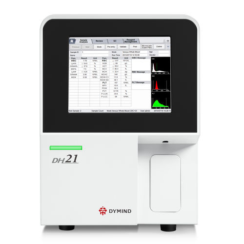Analizador de hematología para hospitales - DH21 - Shenzhen Dymind Biotechnology Co., LTD - automático / de mesa / 21 parámetros