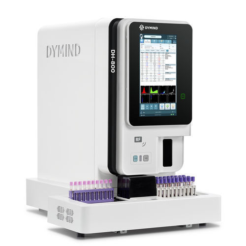 Analizador de hematología automático - DH-800 - Shenzhen Dymind Biotechnology Co., LTD - de mesa / por citometría de flujo de fluorescencia / con inteligencia artificial