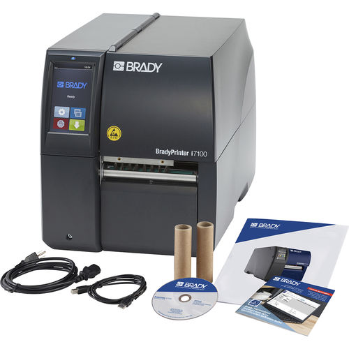 Impresora de transferencia térmica - I7100-600-ESD-UK - Brady EMEA - térmica directa / de etiquetas / de mesa