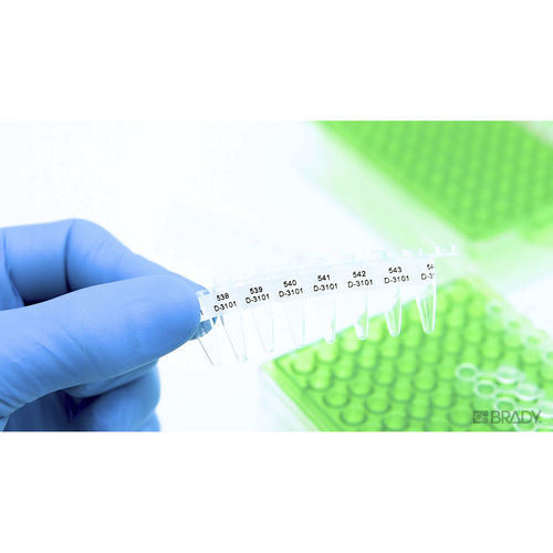 Etiqueta para tubos PCR - B33-289-492-WT - Brady EMEA - resistente a los productos químicos