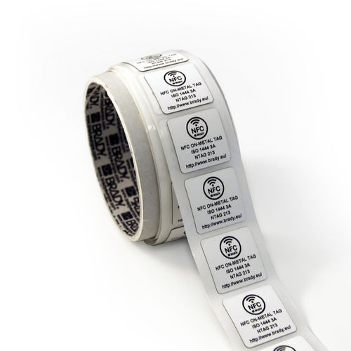 Rollo de etiquetas para tubos - THT-UHF-PET-64X6 - Brady EMEA - RFID