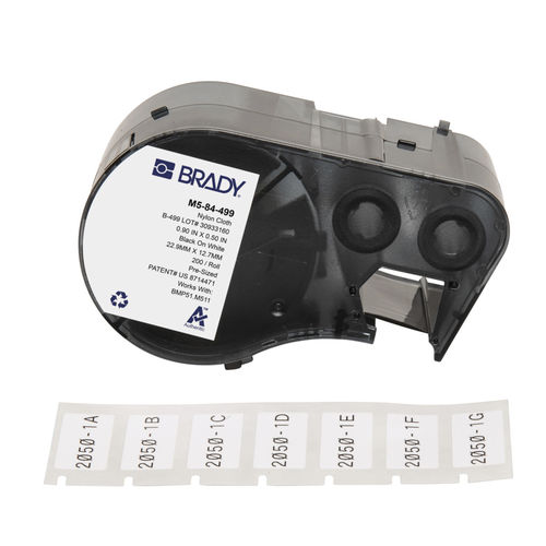 Rollo de etiquetas para tubos - M4C-375-499 - Brady EMEA - para frascos