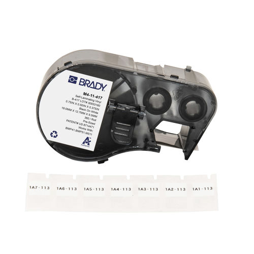 Rollo de etiquetas para tubos - M4-89-427 - Brady EMEA - para frascos