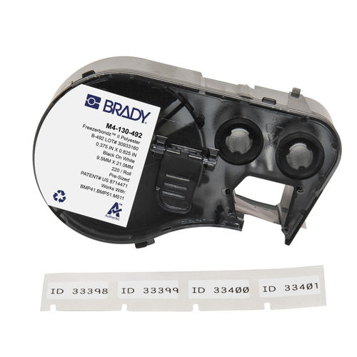 Rollo de etiquetas para tubos - M5-124-492 - Brady EMEA