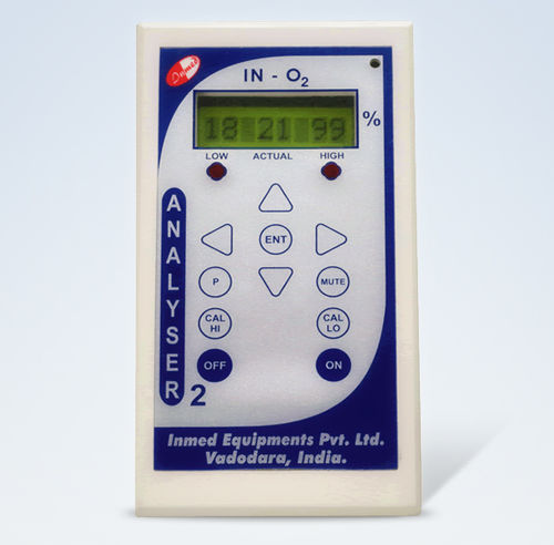 Analizador de oxígeno - In-02 - Inmed Equipments - para dispositivos médicos / continuo / compacto