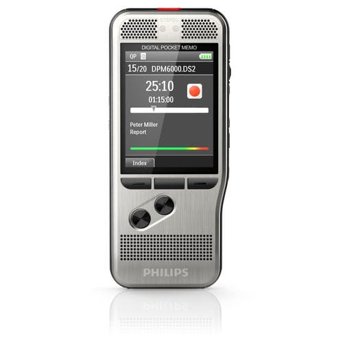 Sistema digital de control por voz móvil - PocketMemo - Philips Dictation