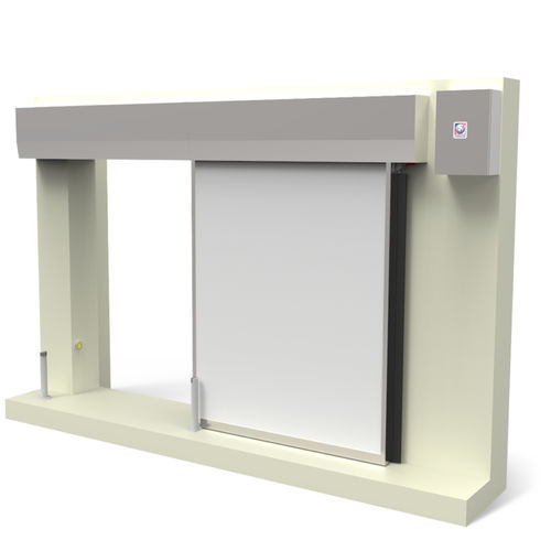 Puerta de protección radiológica - SPF - Comecer - de hospital / para medicina nuclear / corredera
