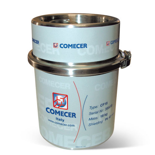 Contenedor para el transporte de material radiactivo - CF18-PB - Comecer - de acero inoxidable / blindado