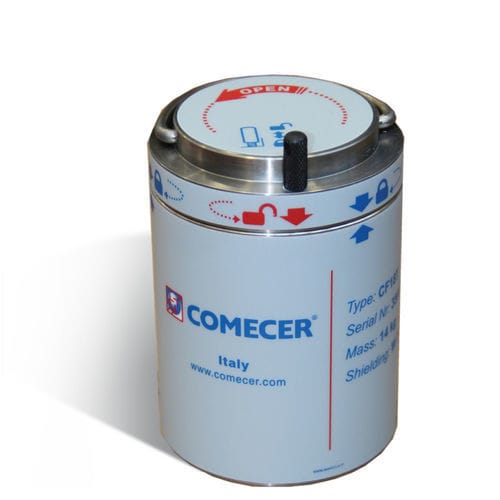Contenedor para el transporte de material radiactivo - CF18-T  - Comecer - blindado