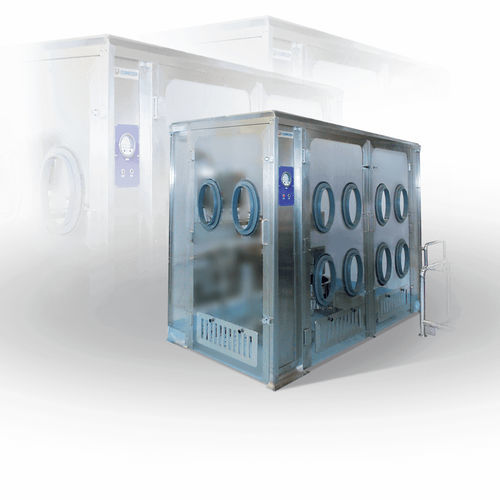Sistema de barrera de acceso restringido para la industria farmacéutica - Passive RABS - Comecer - para línea de embalaje