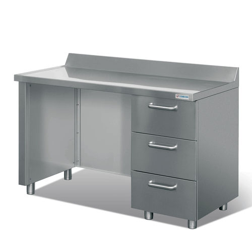 Mesa de laboratorio para medicina nuclear - WT3 - Comecer - de acero inoxidable