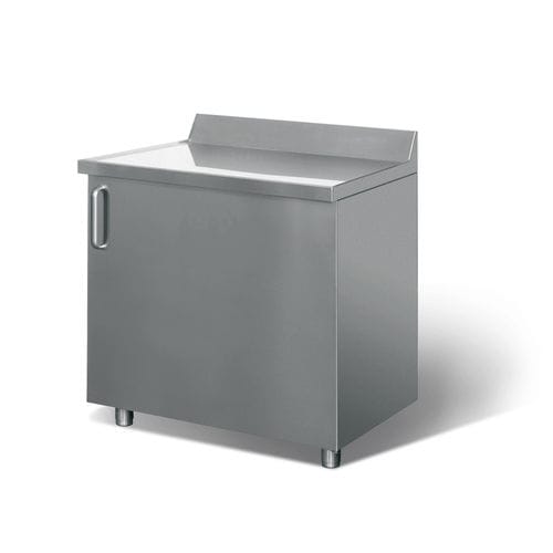 Mesa de laboratorio de acero inoxidable - MWC series - Comecer - para medicina nuclear / con blindaje