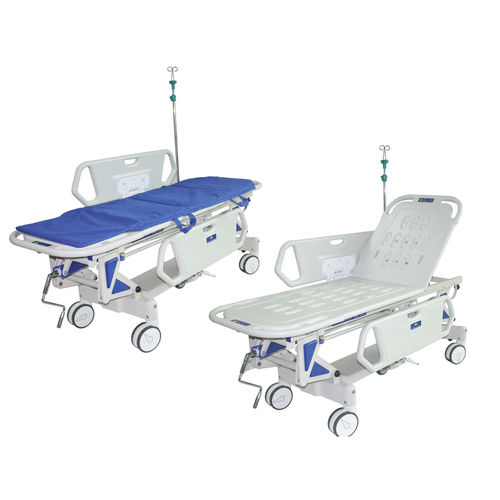 Carro camilla de transferencia - BES-HB066 - Besco Medical - de emergencia / manual / de altura variable