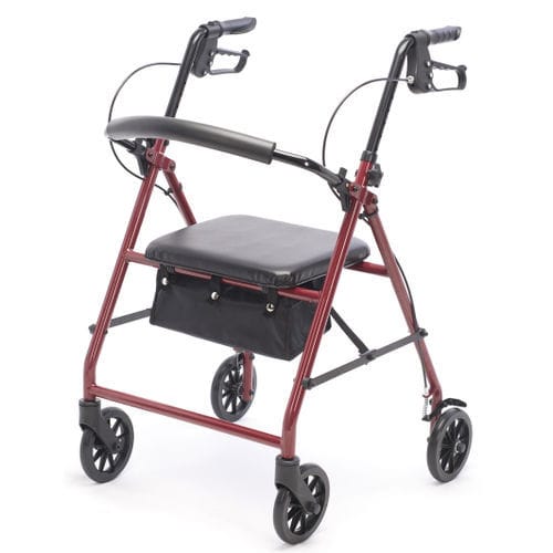 Andador con ruedas con 4 ruedas - BES-RL004 - Besco Medical - marco de acero
