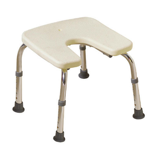 Taburete de ducha sin respaldo - BES-BS022 - Besco Medical - con apertura higiénica / de altura variable