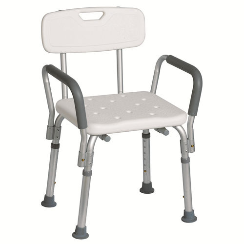 Silla de ducha con reposabrazos - BES-BS026 - Besco Medical - de altura variable