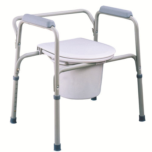 Silla con orinal con reposabrazos - BES-BS029 - Besco Medical - con cubo / con apertura higiénica / de altura variable