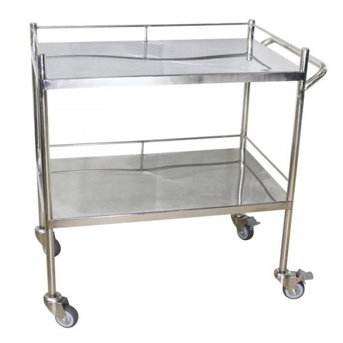 Carro médico - BES-PM040  - Besco Medical - para instrumental / para transporte / de acero inoxidable