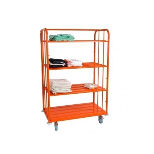 Carro para bolsas para ropa limpia - 300500 - TIMO - médico / de transporte / 4 estantes