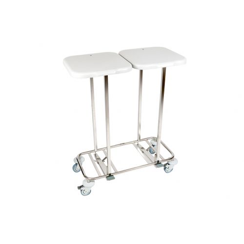 Carro para bolsas para ropa sucia - 300200 - TIMO - médico / de transporte / 2 bolsas