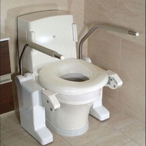 Elevador para inodoro con reposabrazos - Aerolet - Total Hygiene - bariátrico / eléctrico