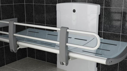Mesa para cambiar pañales - Total Hygiene - rectangular / de altura regulable / eléctrica