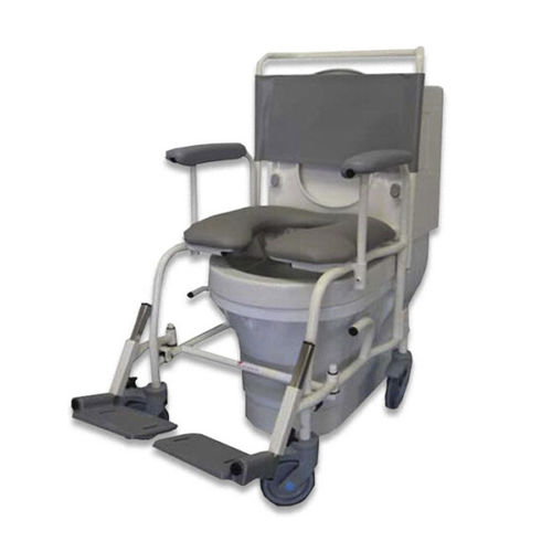 Silla de ducha con reposabrazos - T40 Auto - Total Hygiene - con ruedas / con reposapiés / con respaldo