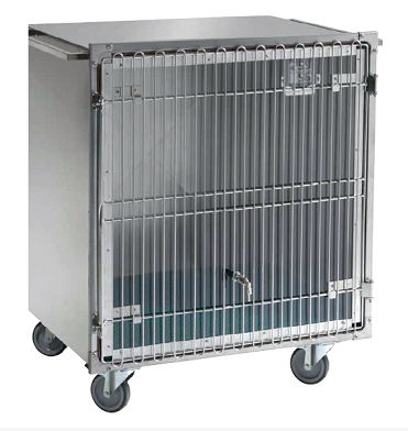 Jaula veterinaria para cuidados intensivos - Foschi - para gatos / para perros / de acero inoxidable