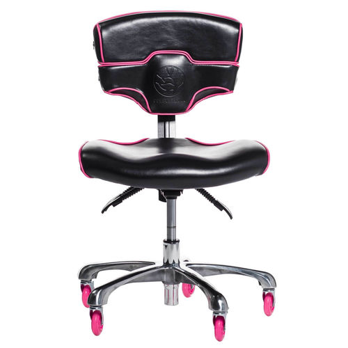 Taburete para consulta médica - MAKO LOW - ComfortSoul - de altura variable / con ruedas / negro