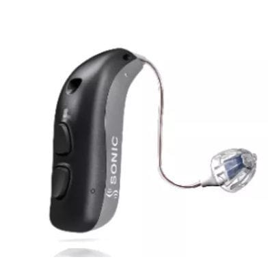 Prótesis auditiva mini RIC - Radiant - Sonic - bluetooth® / recargables / marrón