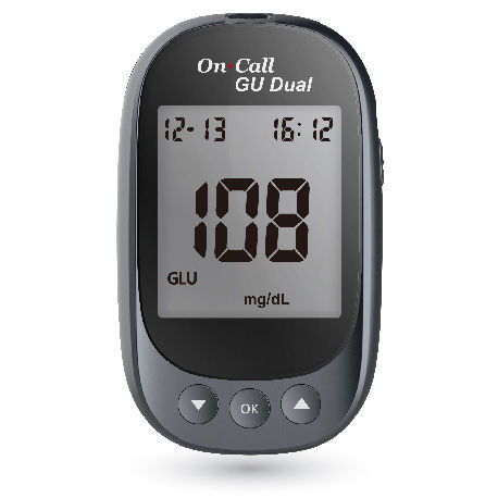 Glucómetro automático - On Call GU Dual - ACON DIABETES CARE - ácido úrico