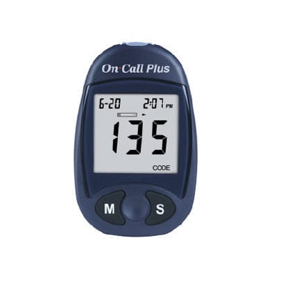 Glucómetro hematocrito - On Call® Plus - ACON DIABETES CARE - con disparador de lancetas