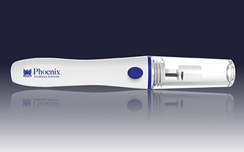Disparador de lancetas de insulina - PHOENIX HEALTHCARE SOLUTIONS, LLC - reutilizable