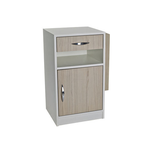 Mesa de cabecera con bandeja de cama integrada - VLT-464 - Vallitech Móveis Hospitalares - modular / con compartimentos