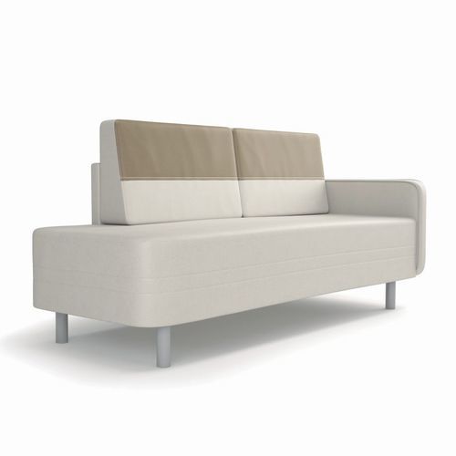 Sofá cama para sala de espera - VLT-675F - Vallitech Móveis Hospitalares - para habitación de pacientes / para consulta médica / multiplaza