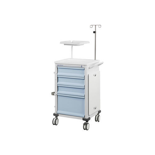 Carro de emergencia - VLT-323 - Vallitech Móveis Hospitalares - portacilindros de oxígeno / para desfibrilador / para cuidados