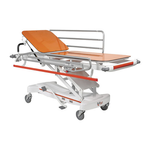 Camilla elevadora - VLT-716 - Vallitech Móveis Hospitalares - hidráulica / de acero inoxidable / de plástico