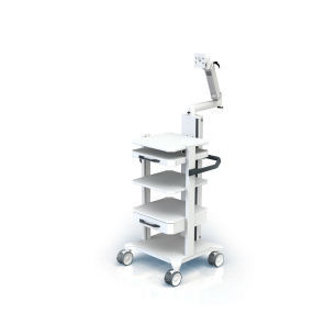 Carro médico - symbio - ALPHATRON MEDICAL GmbH - de aislamiento / con cajón / con estante