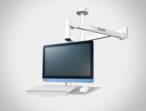 Brazo de soporte articulado - ALPHATRON MEDICAL GmbH - reclinable / para monitor / médico