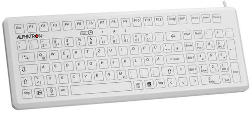 Teclado médico con teclas digitales - X1 - ALPHATRON MEDICAL GmbH - de silicona / hermético / higiénico