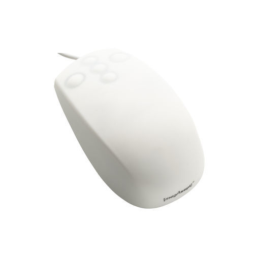 Ratón médico láser - HYSILK55 - MEGABYTE Systemhaus GmbH - USB / con botones de desplazamiento / de silicona