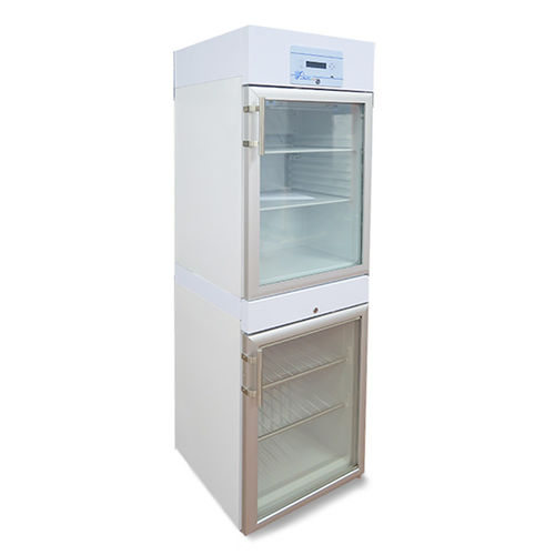 Refrigerador de laboratorio - CBV400 - A.C.F. Italia srl - de tipo armario / con 2 puertas / con puerta de cristal
