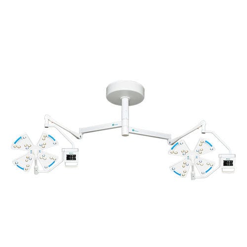 Lámpara quirúrgica LED - iLUX 10 10 - XcelLance Medical Technologies - quirúrgica / 2 brazos