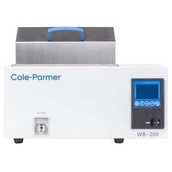 Baño María calefactor - WB-200 - Cole-Parmer - de acero inoxidable